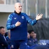 Rangers manager Philippe Clement during a closed-door friendly match against Hertha Berlin at the La Manga Complex