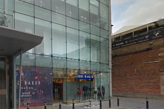 The Ted Baker shop on Prince's Square, where the fashion brand was founded in 1988, shut without notice this month