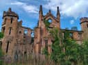 Now mostly lying in ruins, Cambusnethan House can be found near the Clyde in Wishaw woodlands. It was designed by James Gillespie Graham and completed in 1820. It is listed on the Buildings at Risk Register for Scotland as a building facing "critical" risk, having been damaged by fire in the 1980s.