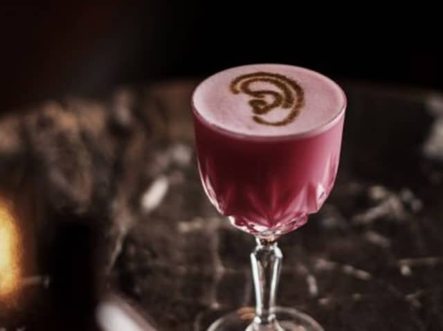 Merchant City Speakeasy, Absent Ear, were nominated for the best drink at the Glasgow Bar Awards 2024 for their cocktail - Cafe Dal Goghna
