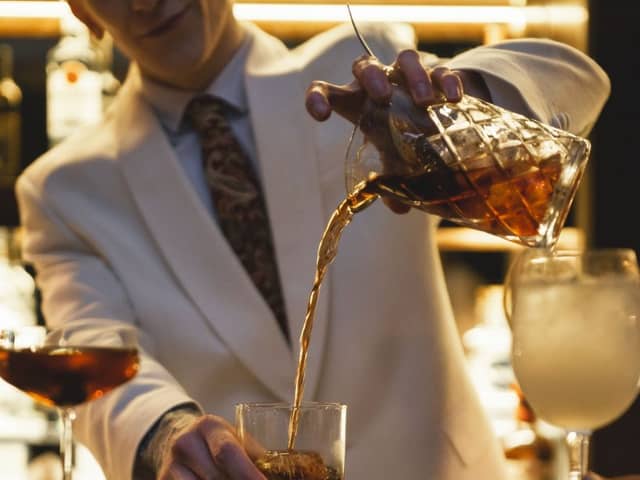 Over in Dakota Hotel lies Jacks Bar - who serve the Steeplejack, a new cocktail added to the best drinks longlist at the Glasgow Bar Awards 2024.