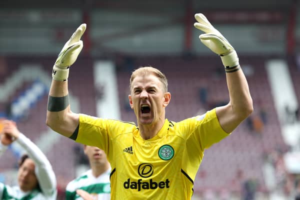 Celtic goalkeeper Joe Hart could leave the club at the end of the season. 