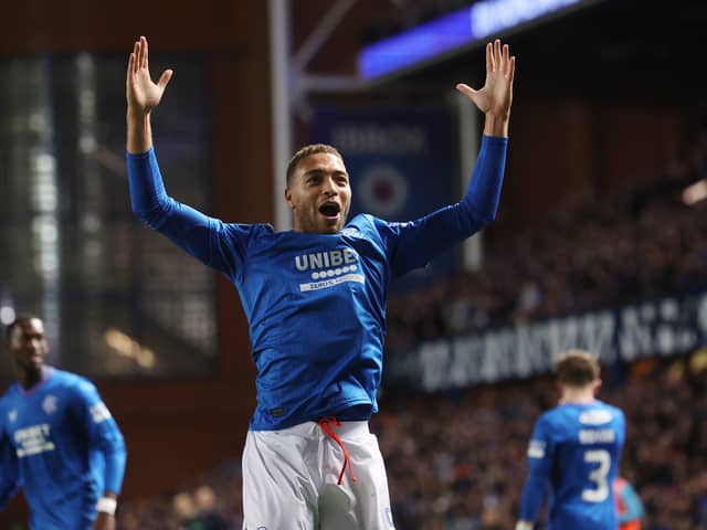 Will it be Cyriel Dessers or Fabio Silva up top for Rangers on Wednesday night? Cr. Getty.