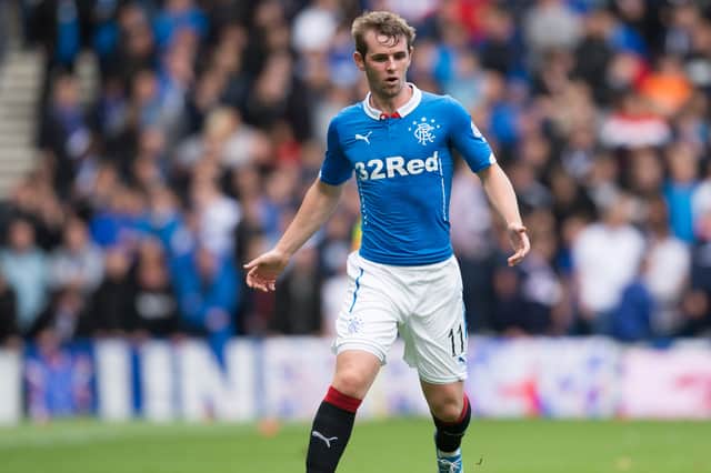 David Templeton in action for Rangers in July 2014