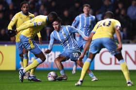 Coventry City’s Callum O’Hare in action.