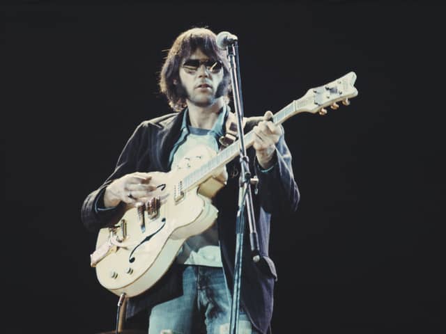 Neil Young performed at Glasgow's Apollo in 1976, but before the gig headed out on to the streets of Glasgow at Central Station. 