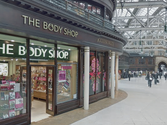 The Body Shop in Glasgow Central Station will close after company collapsed into administration today