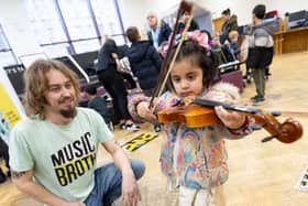 Young people in Glasgow will be able to borrow musical instruments from The Mitchell library. 