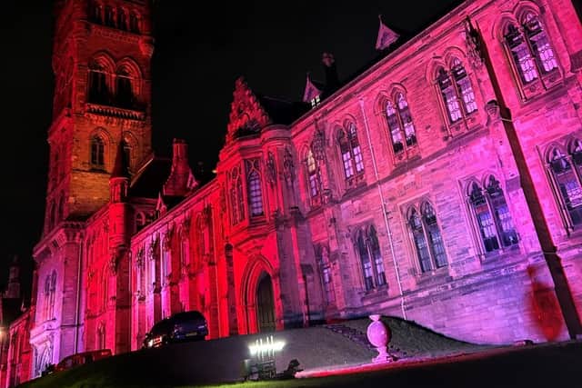 The University of Glasgow - alongside other Glasgow landmarks - will be lit up red to celebrate Chinese New Year.