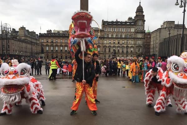 An image of the Chinese New Year celebration in George Square back in 2018.