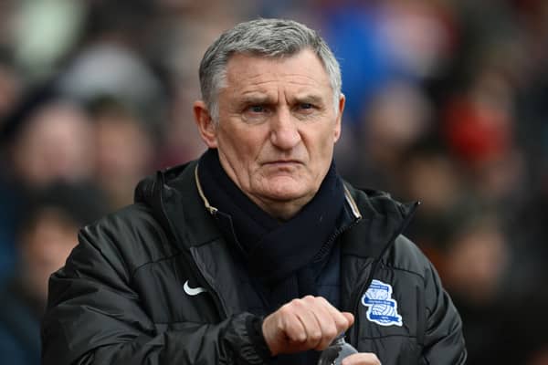 Former Celtic and current Birmingham City boss Tony Mowbray. Cr. Getty.