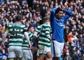 Malik Tillman during Rangers' 2-2 draw with Celtic in January 2023. Cr. Getty