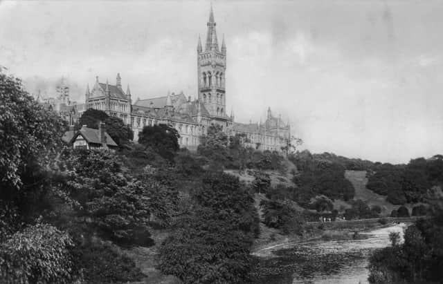 Reportedly, Alexander Thomson was fuming that he never got awarded the contract for the University of Glasgow after his contributions to the city. Due to internal politics of the time, Sir George Gilbert Scott was awarded the contract. Although he died before the building was finished. His son John Oldrid Scott, a famous architect in his own right, would complete the now iconic building in 1891 that now serves as Glasgow Uni’s main campus. This included the University’s iconic tower, which stands 278 feet high and is one of Glasgow`s most notable landmarks.