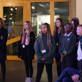 Pupils from Hillhead Primary school in Glasgow's West End performed at the Scottish Parliament as part of a celebration of the arts in Scotland 