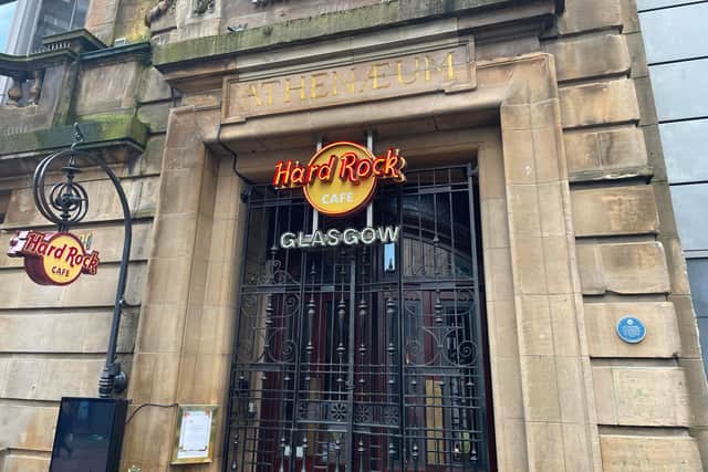 The Hard Rock Café Glasgow on Buchanan Street closed its doors with immediate effect today, February 27