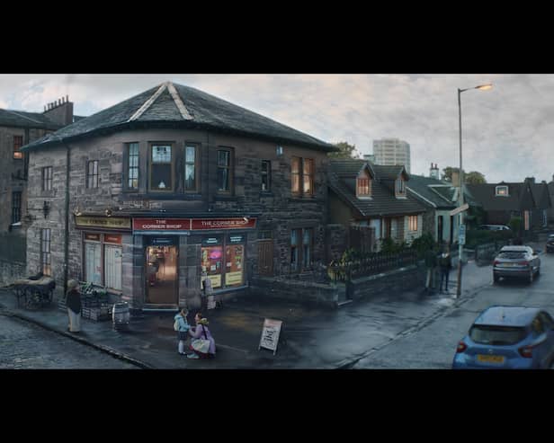 The Corner Shop on Quarry Street featured in the new Cadbury advert