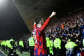 Tom Lawrence celebrates his winning goal.