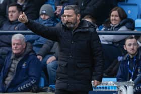 Derek McInnes has laid down to gauntlet to his players ahead of their clash with Rangers this evening. Cr. SNS Group.