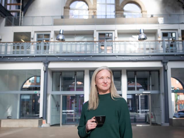 Lisa Lawson of Dear Green Coffee at The Briggait - where Glasgow Coffee Festival is being held this year on May 11 and May 12