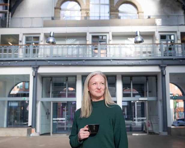 Lisa Lawson of Dear Green Coffee at The Briggait - where Glasgow Coffee Festival is being held this year on May 11 and May 12