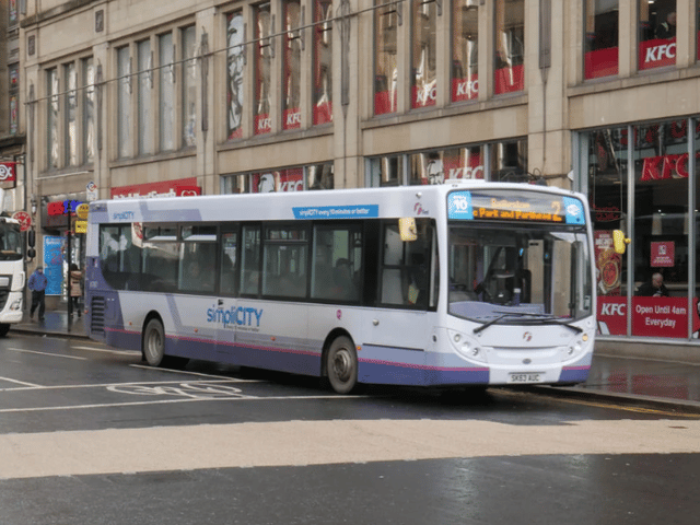 The number 2 bus from Faifley to Baillieston/ Airdrie via Glasgow City Centre is the joint first busiest bus in Glasgow - with an average daily passenger count of around 15,000.