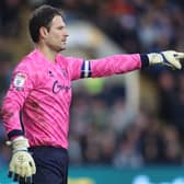 The goalkeeper is out of contract