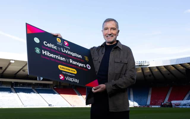 Graeme Souness has been previewing the Scottish Cup ties live on Viaplay