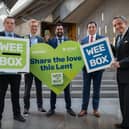 Politicians united to support SCIAF's annual Wee Box campaign 