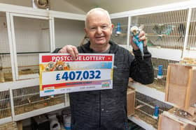 Gerry Dragoonis will spend part of his winnings from the People's Postcode Lottery on a new breeding budgie, and the rest on his family!
