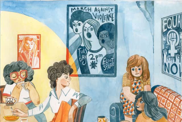 Candice Purwin illustrations explore the everyday lives of young women in the 1960s as they navigate school, work and relationships against the backdrop of a Britain undergoing huge social and political change. 
