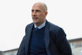 Rangers manager Philippe Clement during a Scottish Cup Quarter Final match between Hibernian 