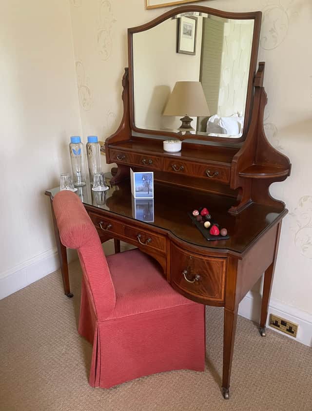 The traditional dresser in one of the rooms at Cringletie Hotel, Peebles, Scotland. Photo by NationalWorld reporter Rochelle Barrand.