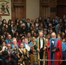 Billy Connolly is one of several famous names who have been given honorary degrees by a university in Glasgow. 