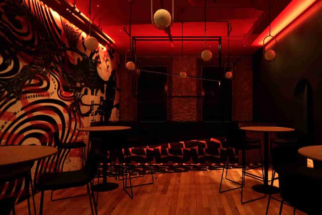 The interior of the new Corset Club in the Merchant City