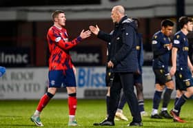 Rangers manager Philippe Clement embraces John Lundstram