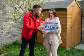 Leyla, formerly of Knightswood but now living in Essex, won over £400k in the People's Postcode Lottery