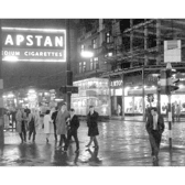 A night on the four corners, where Argyle Street meets Union Street, in 1962