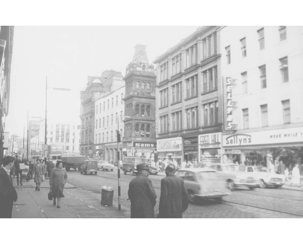 A view down Argyle Street in 1962