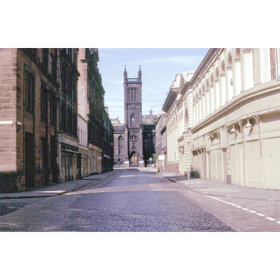 St Paul's and St David's Ramshorn Church pictured from Candleriggs in April 1975. 