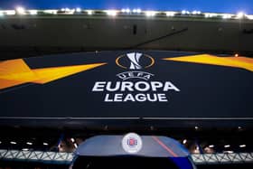 A general view of Ibrox ahead of the UEFA Europa League last 16 first leg between Rangers and Bayer 04 Leverkusen