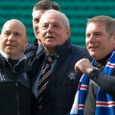 Rangers manager Walter Smith with assistant Ally McCoist and Kenny McDowall 