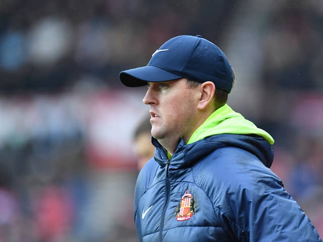 Sunderland’s interim head coach Mike Dodds