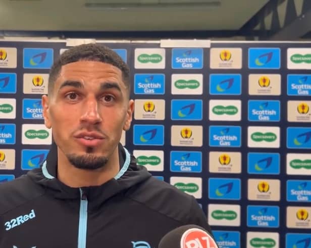 Rangers defender Leon Balogun was picked ahead of Connor Goldson to start and admits it took him by surprise.