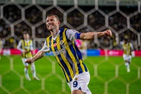  Edin Dzeko of Fenerbahce seen in action