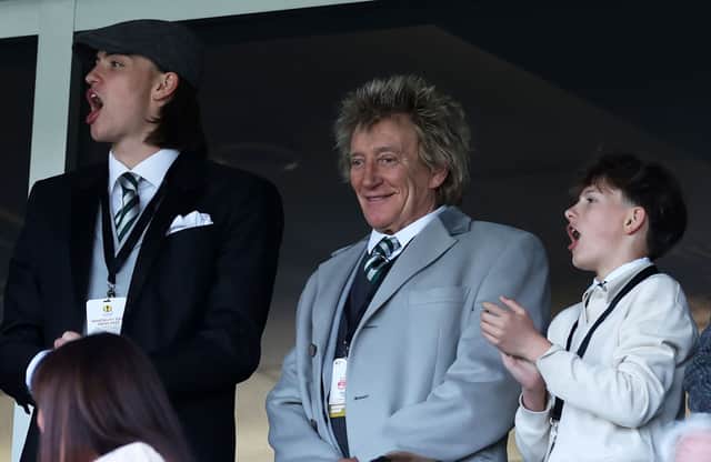 Rod Stewart is a diehard Celtic fan