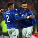 Rangers duo James Tavernier and Connor Goldson (R)