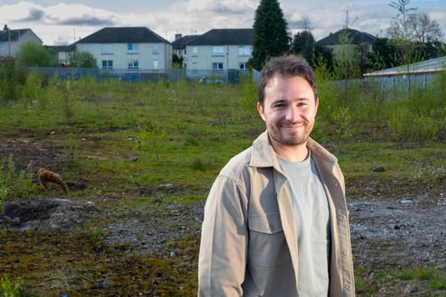Founder Josh Littlejohn on the derelict site in Rutherglen set to become a Social Bite village following South Lanarkshire Council approval