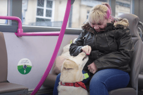 Laura Bradley was able to take back her independence thanks to assistance from her guide dog Autumn.