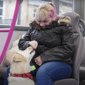 Laura Bradley was able to take back her independence thanks to assistance from her guide dog Autumn.