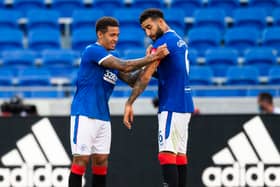 James Tavernier and Connor Goldson